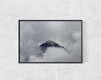 Photography Print High Quality Lustre Paper Misty Mountains Poster