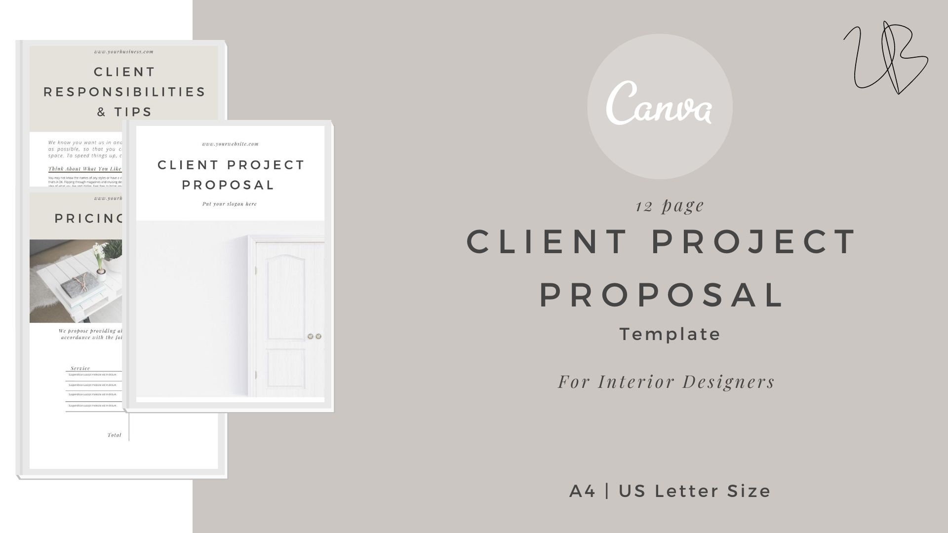 Proposal Template Canva