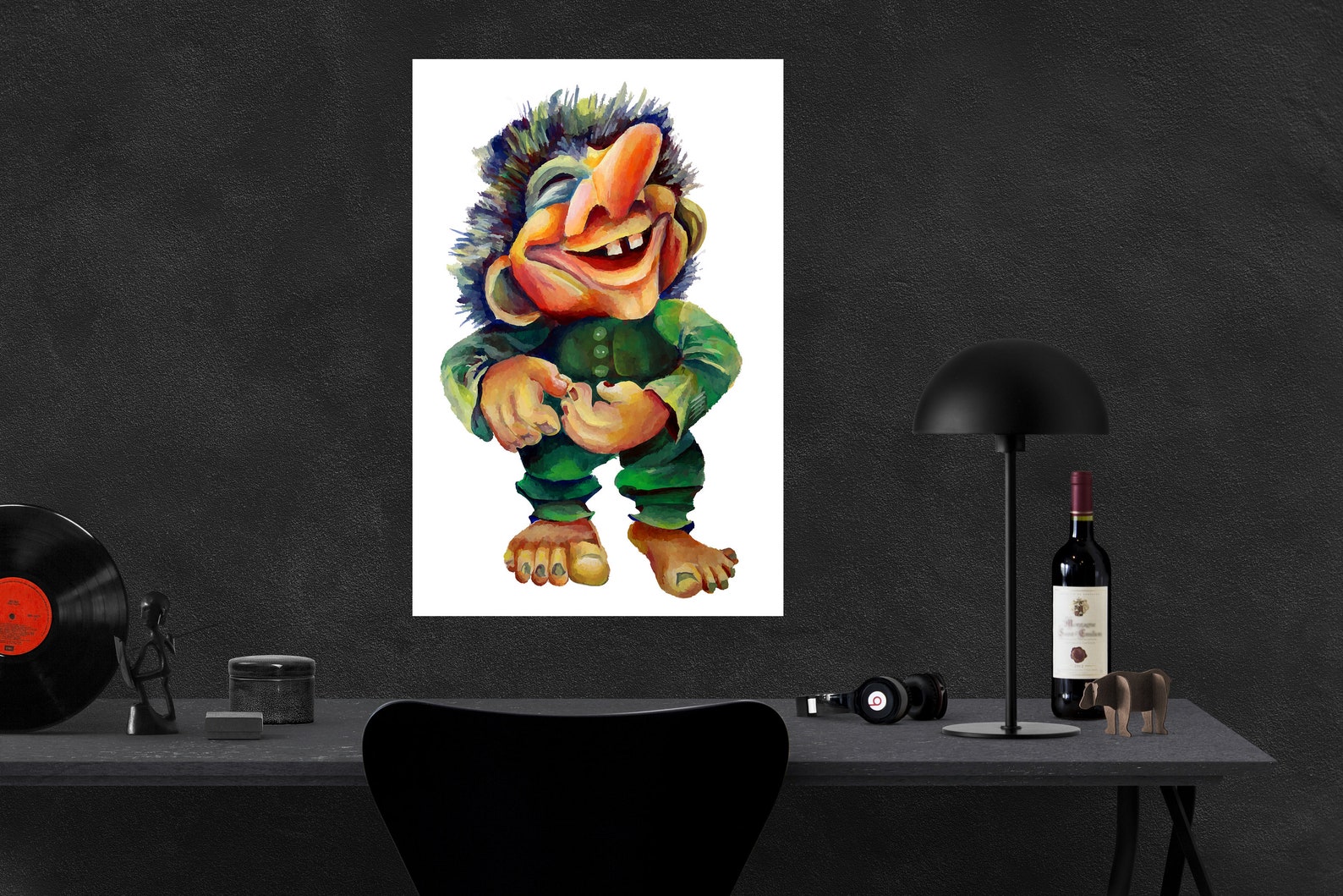 Scandinavian Troll Norse Mythology Cartoon Character - Etsy