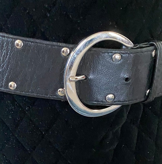 Black woven belt Suzi Roher unique accent belt 8183 – SUZI ROHER main image 4