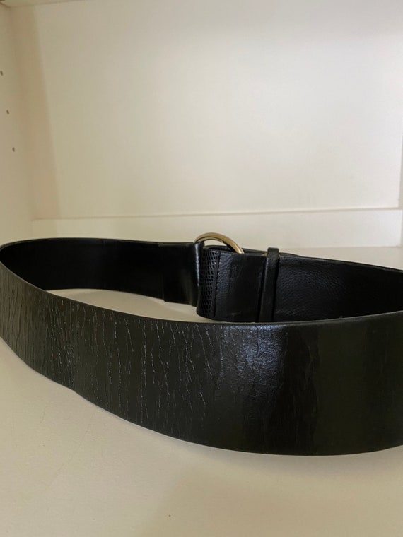 Suzi Roher Black Braided Leather Belt with Silver Buckle Suzi roher black and - Gem main image 2