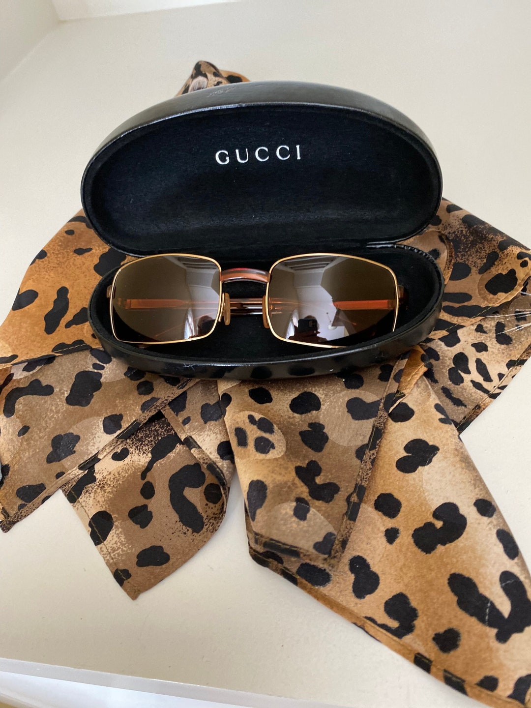 Gucci Sunglasses With Case - Never Worn - Etsy