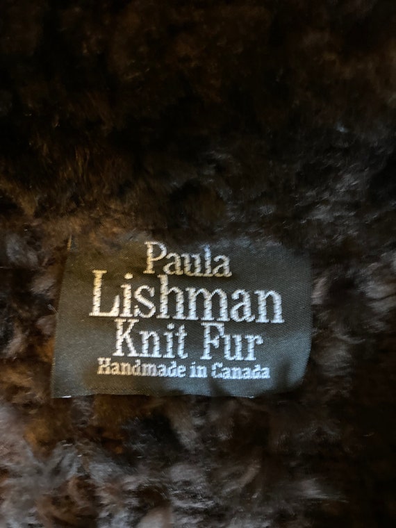 Paula Lishman Knitted Sheared Beaver Fur Vest, Zipper Front