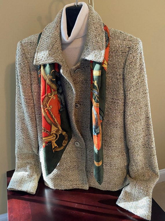 Gallant Green Tweed, 2 Pocket Designer Jacket