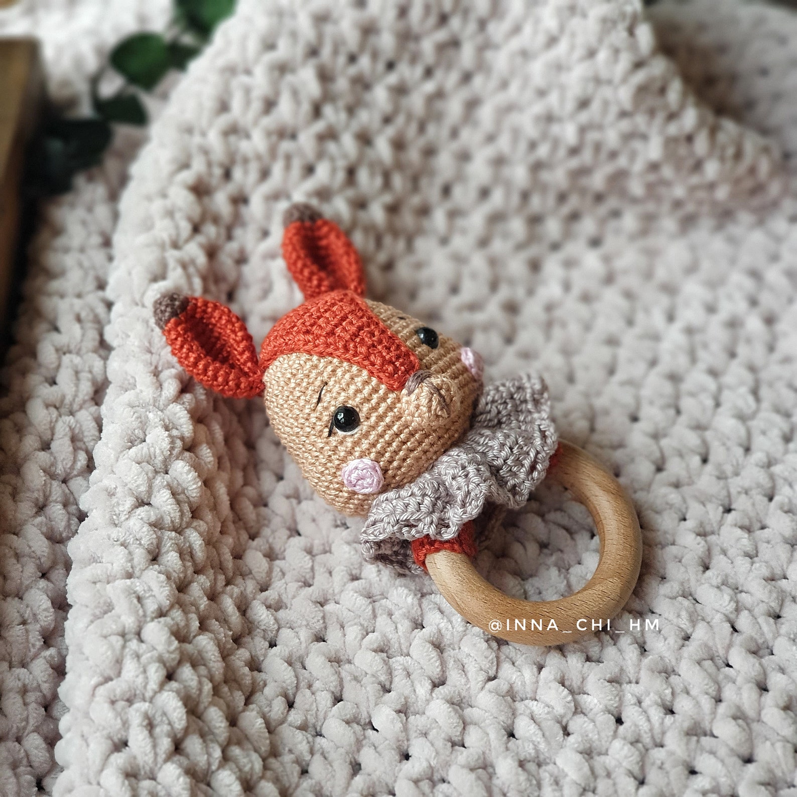 PATTERN ONLY Squirrel Baby Rattle Squirrel Amigurumi Toy Etsy
