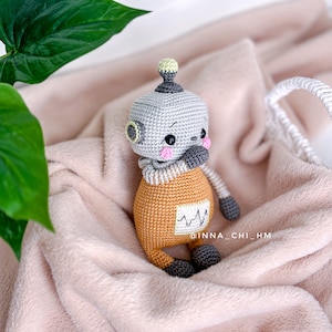 PATTERN ONLY: Oscar the Robot Robot amigurumi toy Crochet Robot Easy To Follow PDF Pattern in English zdjęcie 10