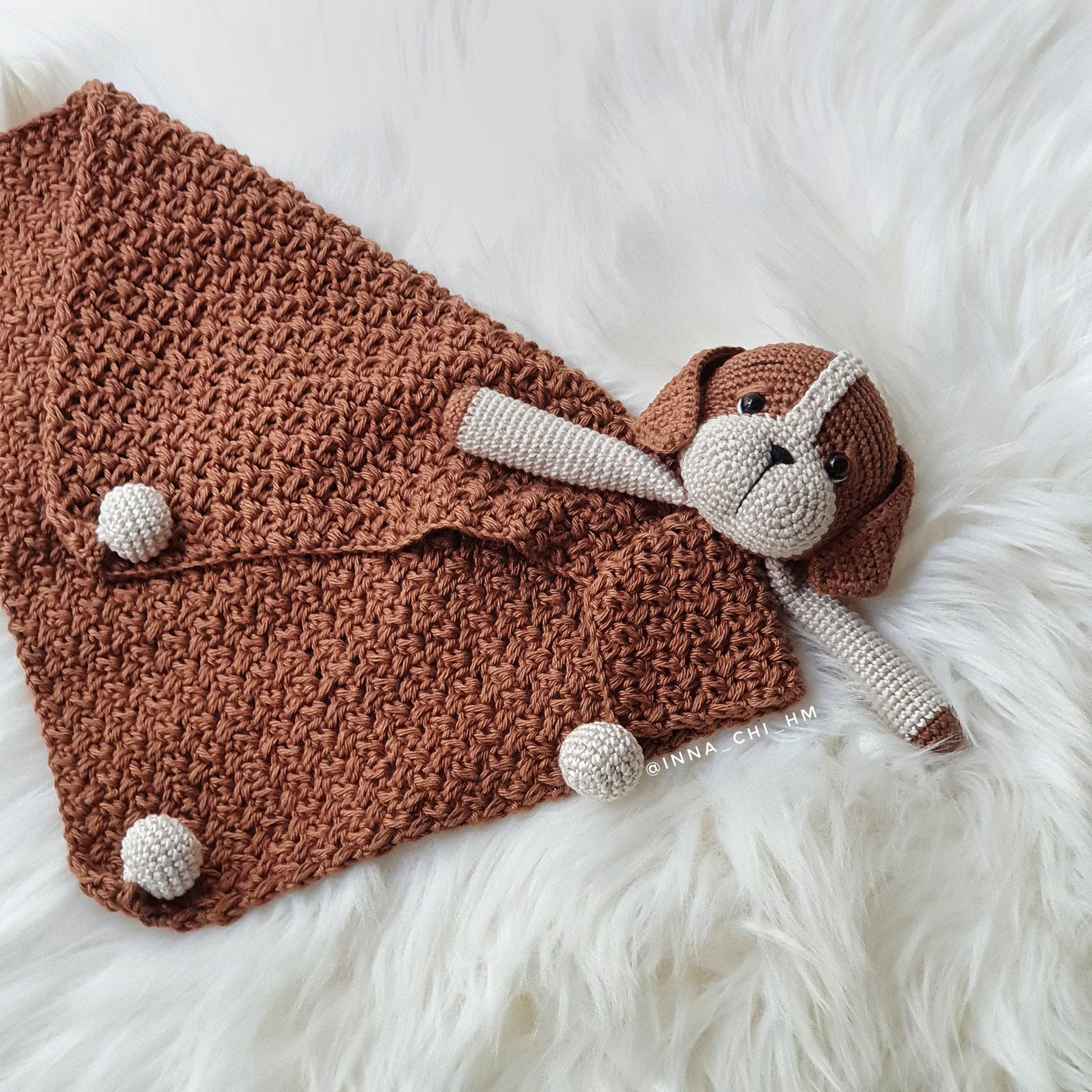 PATTERN ONLY Puppy Lovey Blanket Dog Baby Security Blanket Etsy