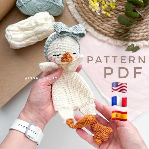 Patrón de manta de ganso a crochet: DIY (PDF en inglés, francés y español)