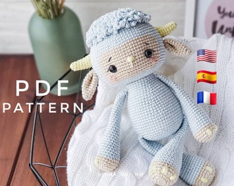 Yeti Amigurumi Crochet Pattern: Abominable Snowman Toy (PDF Pattern)