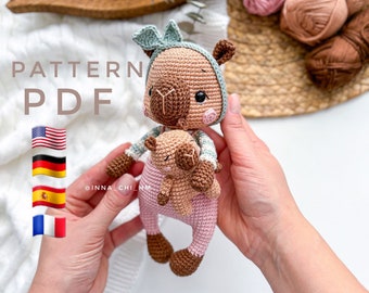 Capybara Crochet Pattern: Amigurumi Toy DIY (PDF Pattern)