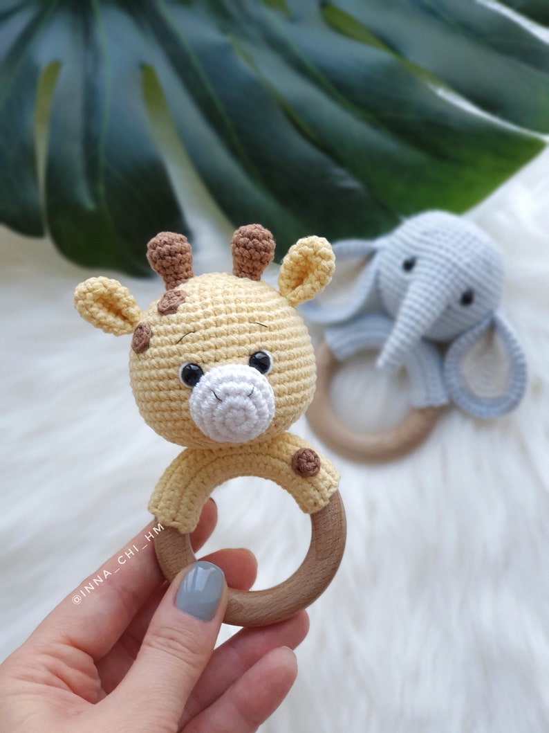 Set of 3 patterns ELEPHANT, GIRAFFE and KOALA Crochet Safari Animal Patterns Amigurumi Toys Easy to follow Pdf Patterns image 6