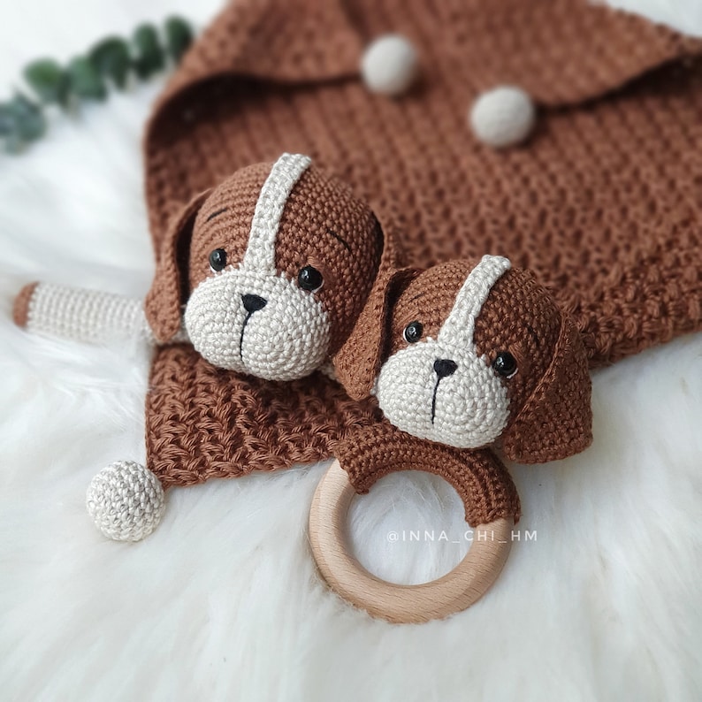 PATTERN ONLY Puppy Lovey Blanket Dog Baby Security Blanket Etsy