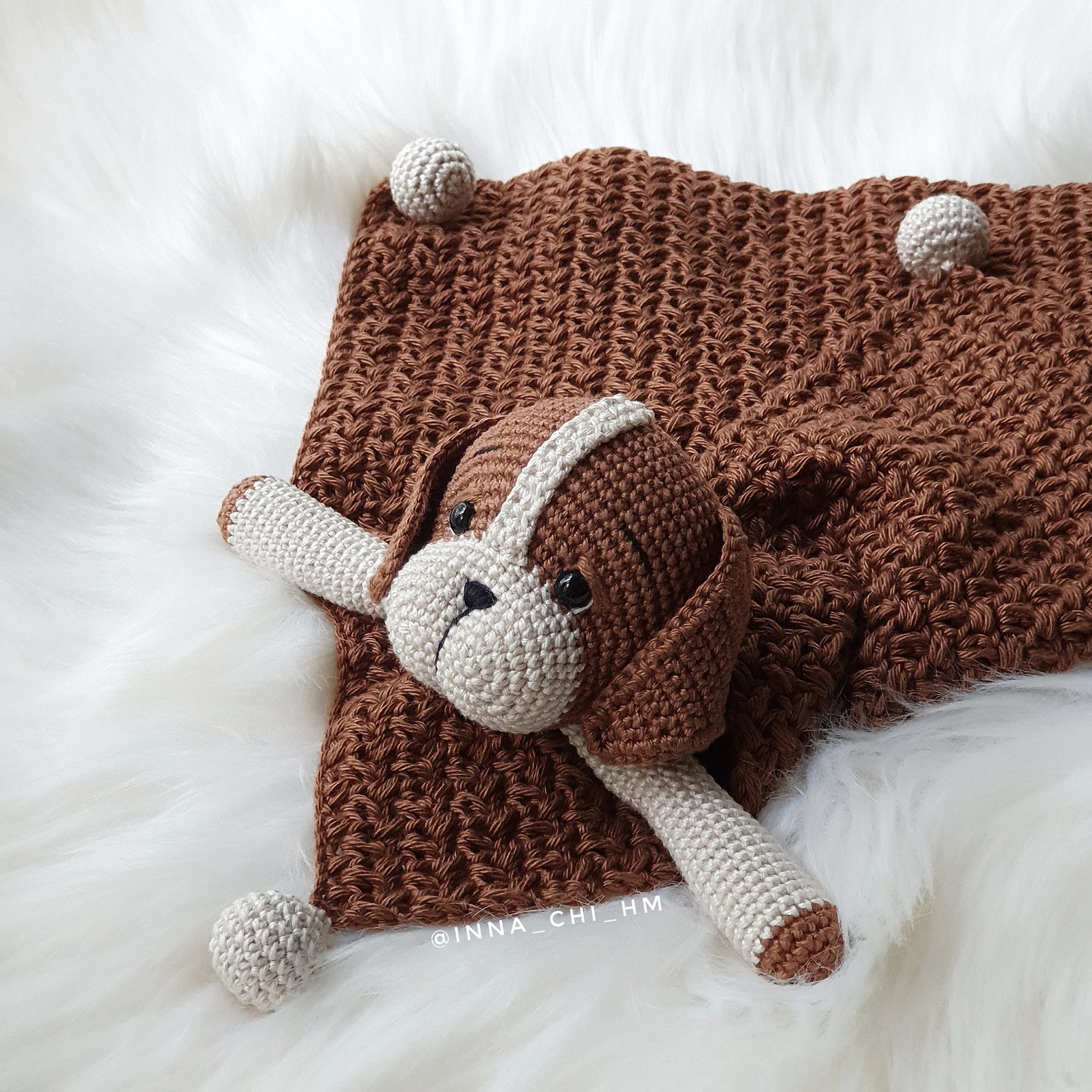 PATTERN ONLY Puppy Lovey Blanket Dog Baby Security Blanket Etsy