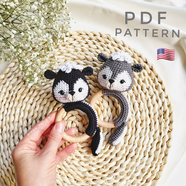 Crochet Skunk - Etsy
