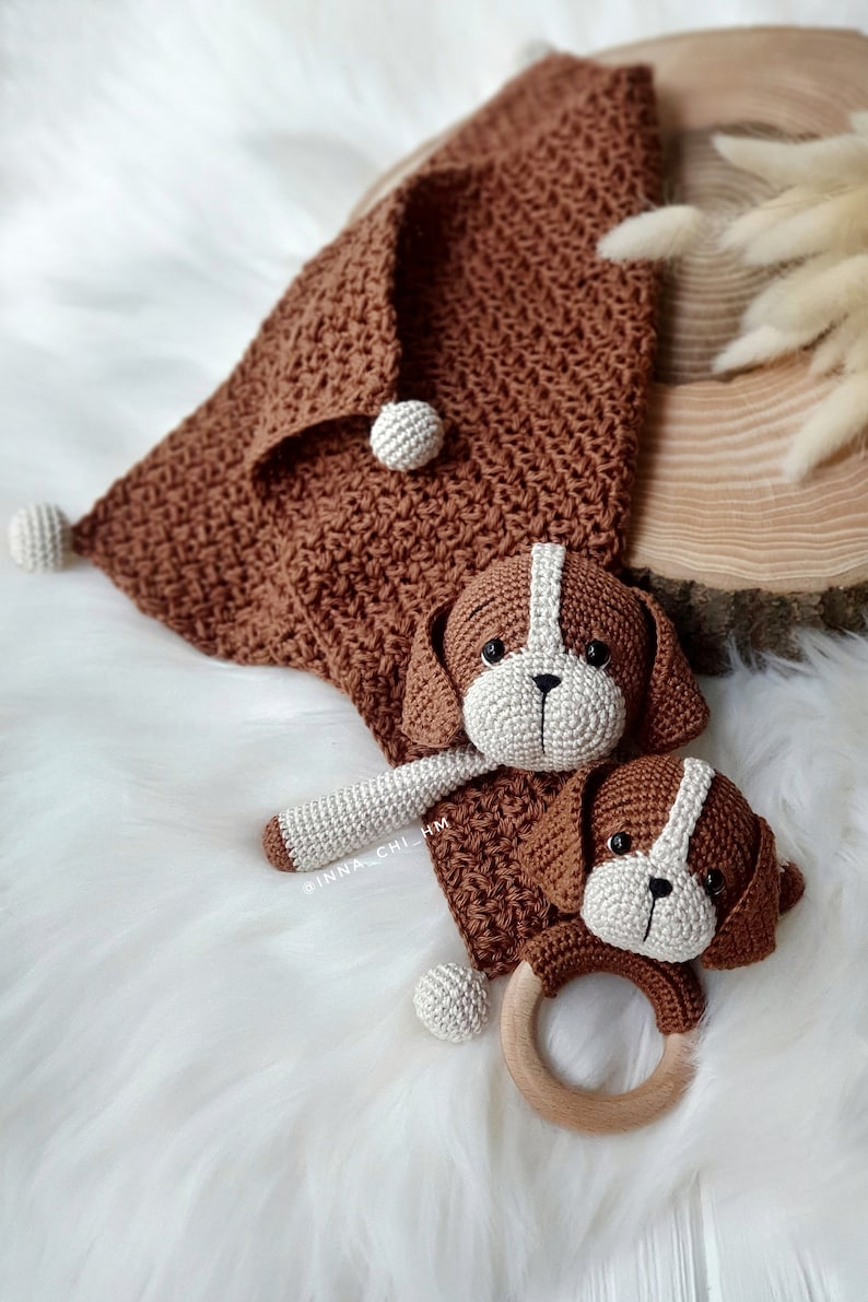 PATTERN ONLY Puppy Lovey Blanket Dog Baby Security Blanket Etsy