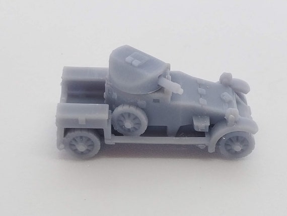 British Lanchester Armoured Car Model WWI 1/48 1/72 1/87 1/100 | Etsy UK