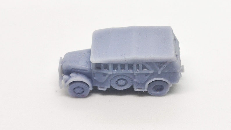 Figurine 3D Imprimée - Dodge WC 51 Avec Mortier US WWII - Échelles 1/56, 1/72, 1/87, 1/100 - Neuf