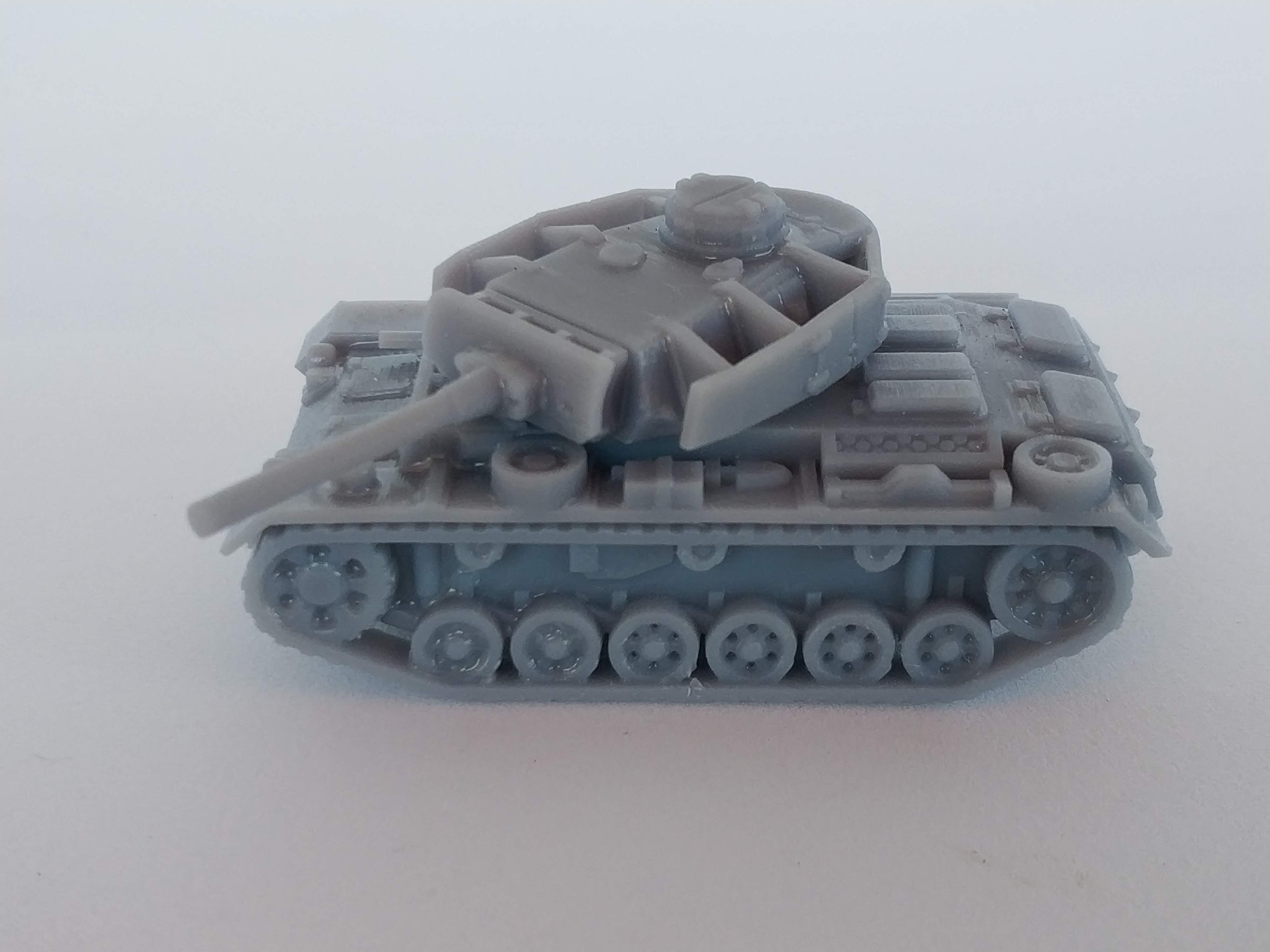 German Panzer III Tank Model WWII 1/48 1/72 1/87 1/100 1/144 - Etsy