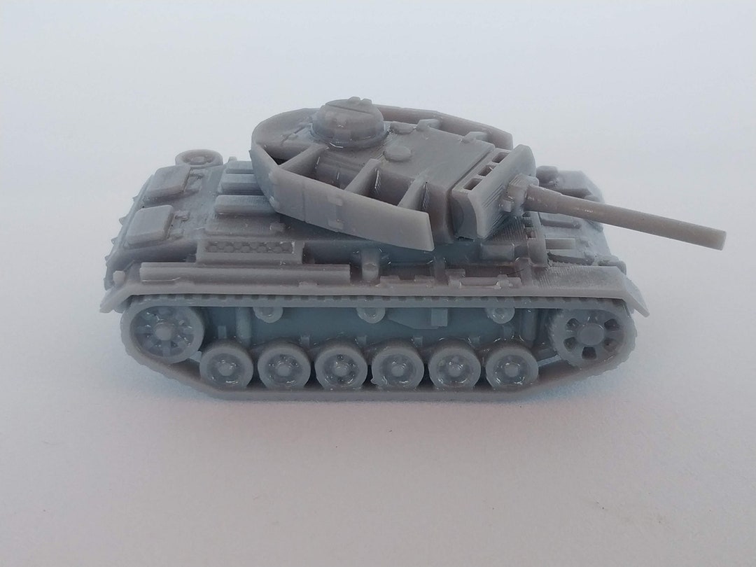 German Panzer III Tank Model WWII 1/48 1/72 1/87 1/100 1/144 - Etsy