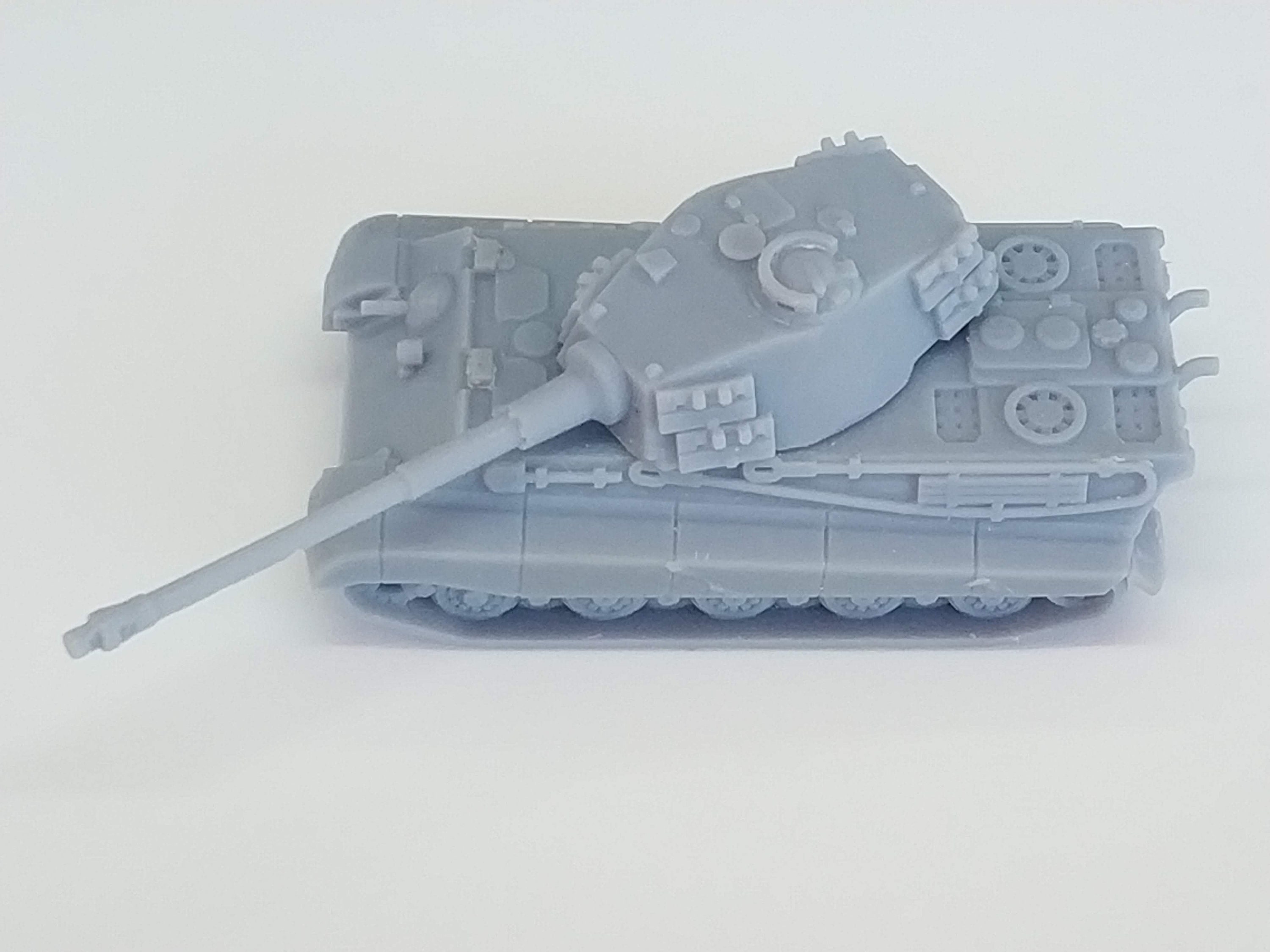 Modello Carro Armato Tiger II Ausf. B - Digital Taxidermy - Stampa 3D Per Giochi Da Tavolo WW2