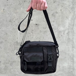 Waist bag, Shoulder bag, men's handbag, techwear bag, multifunctional bag, Banana bag image 1