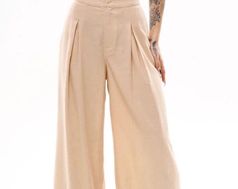 Techwear hakama trousers, alternative urban ninja palazzo, harajuku streetwear apparel