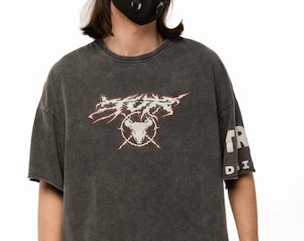 Warcore t-shirt, t-shirt for teens, hypebeast t-shirt, cyberpunk t-shirt, grunge t-shirt, goth t-shirt, futuristic clothing.