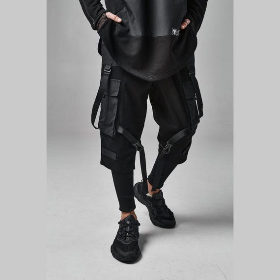 Baggy Cargo Pants With Adjustable Straps and Pockets - Etsy