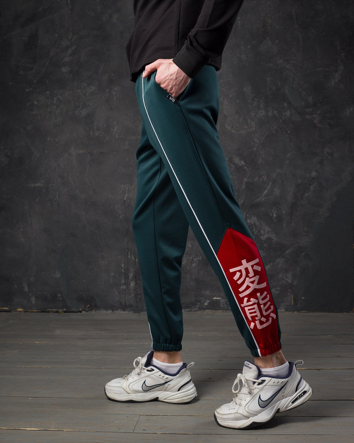 Track pants men nylon pants windbreaker pants ninja pants | Etsy