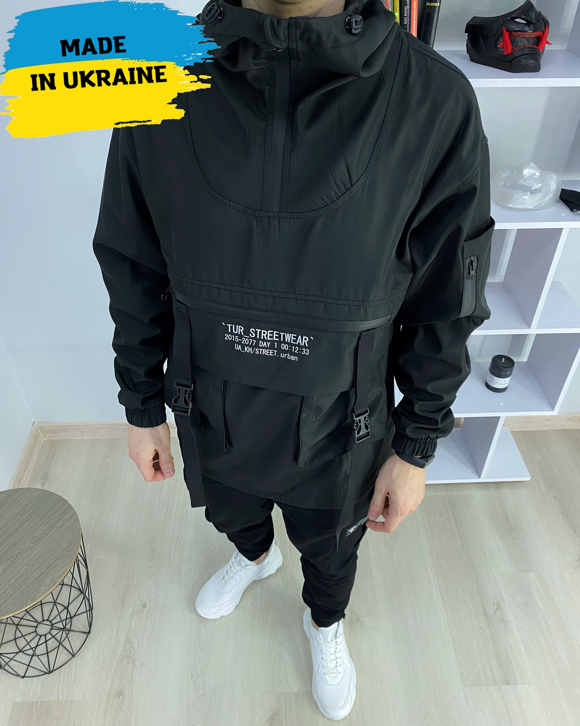 Black Jacket Techwear Cybergoth Gothic 