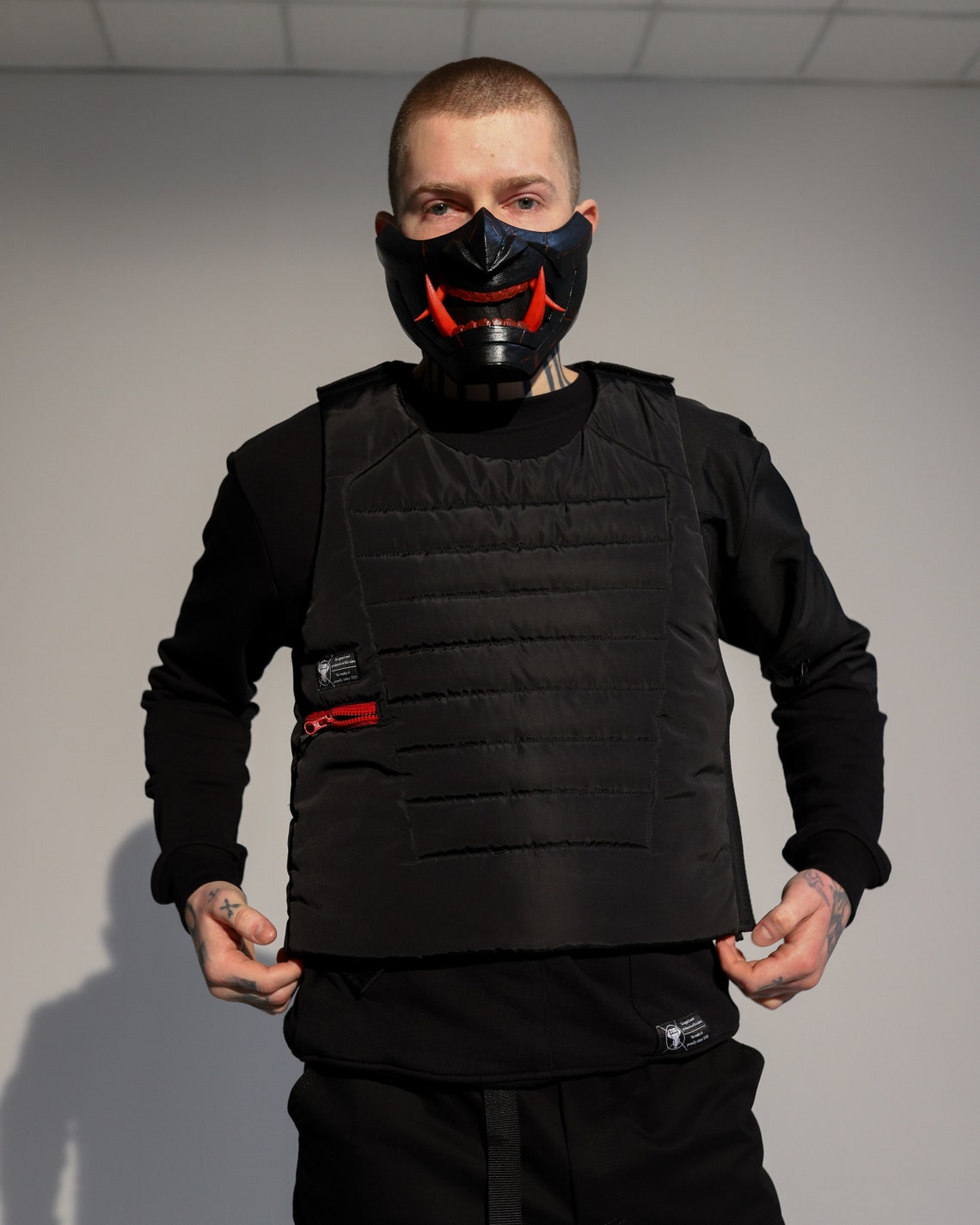 Flak vest chest rig bag cargo tactical vest techwear Etsy