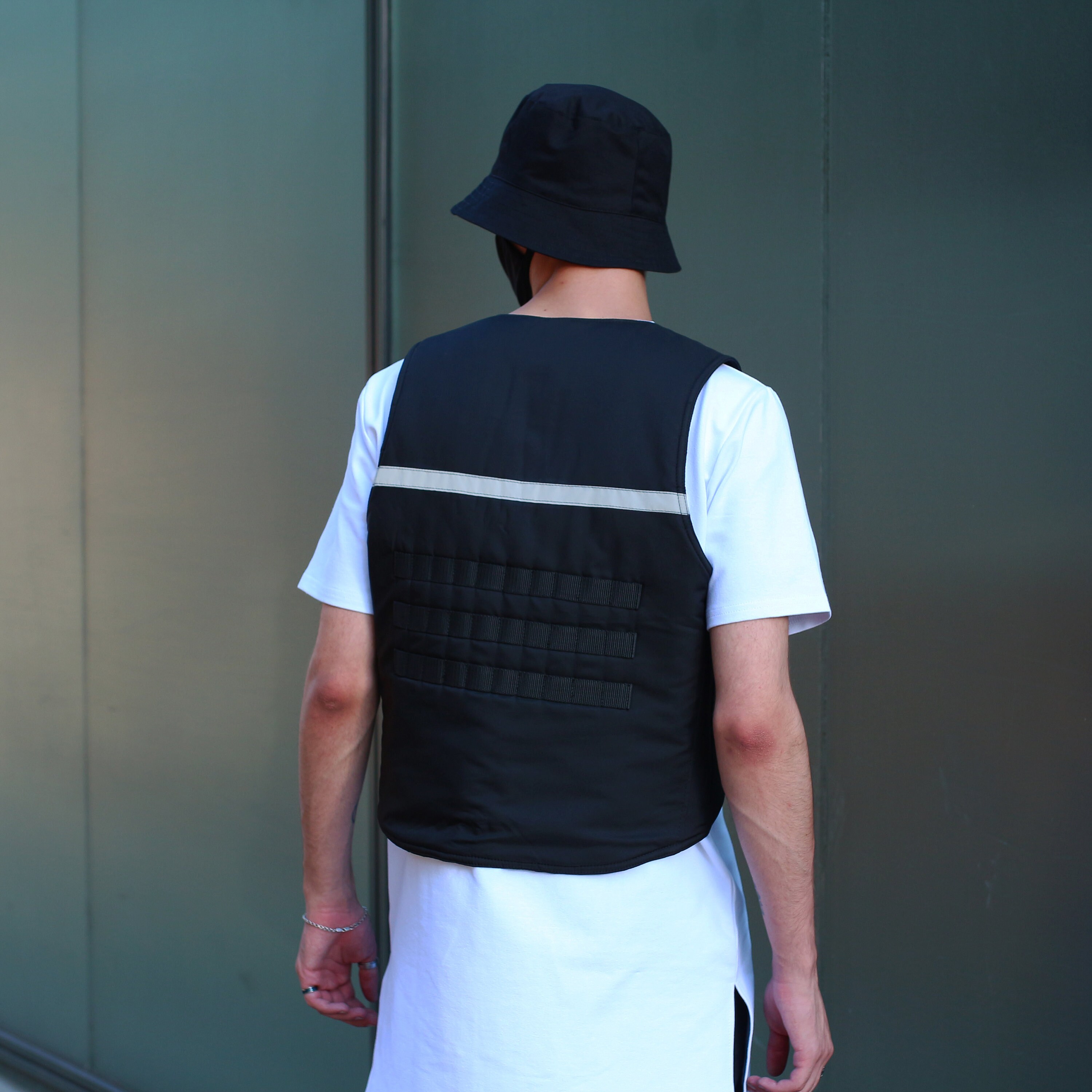 Techwear chest rig, tactical vest bag, mandalorian flak vest, military chest, pocket vest, chest