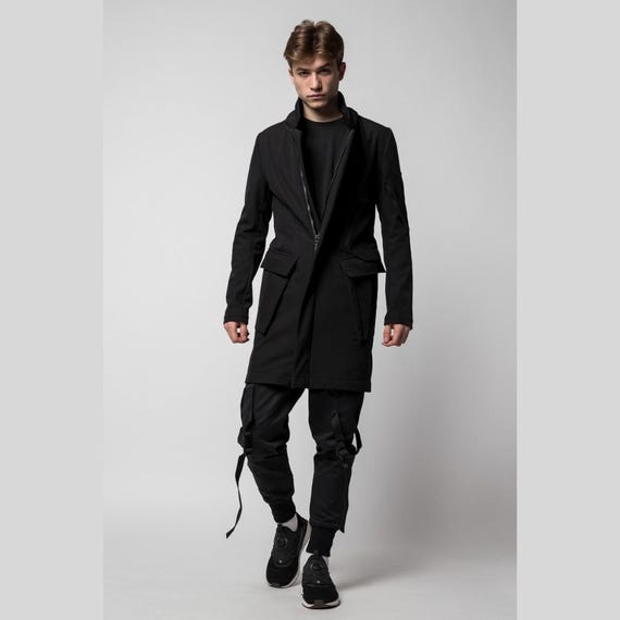 mid length men's coat