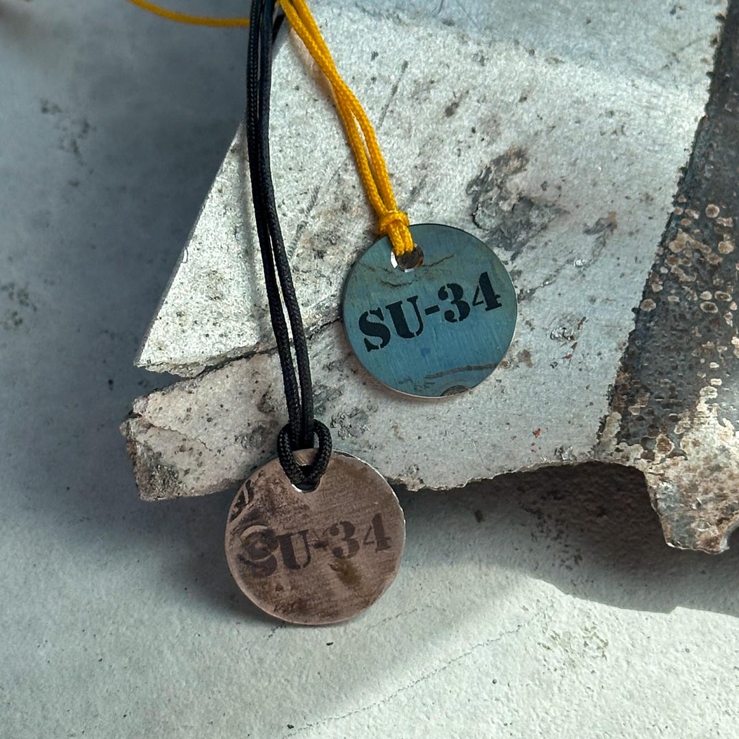 Unique Su-34 Fighter Keychains - Crafted from Authentic Wreckage ...