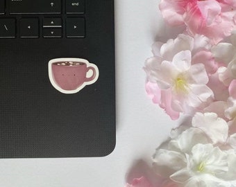 Hot Chocolate Laptop Sticker