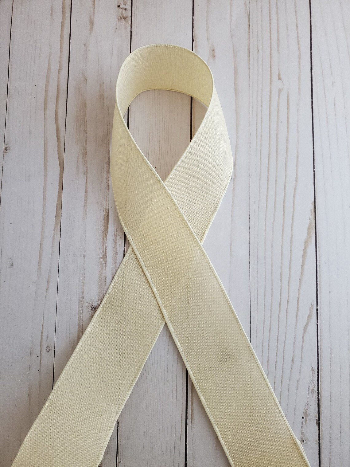 Royal Ribbon Cream Color Ribbon 2.5 Royal Canvas Etsy