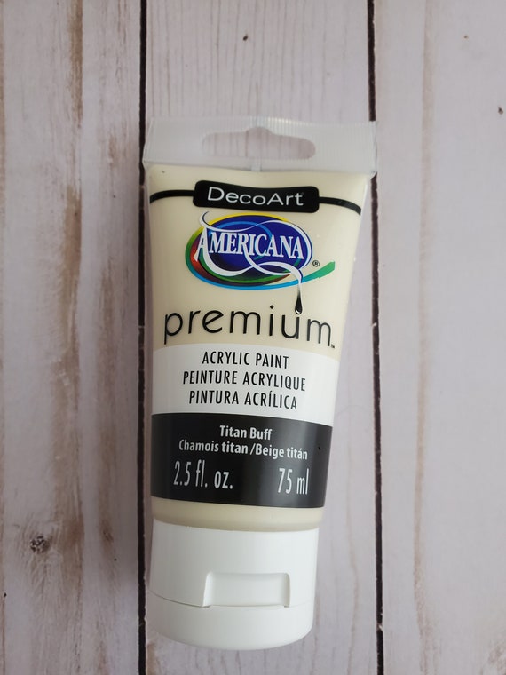 Acrylic Buff Paint 2.5 oz. Titan Buff Acrylic Paint Decoart Etsy