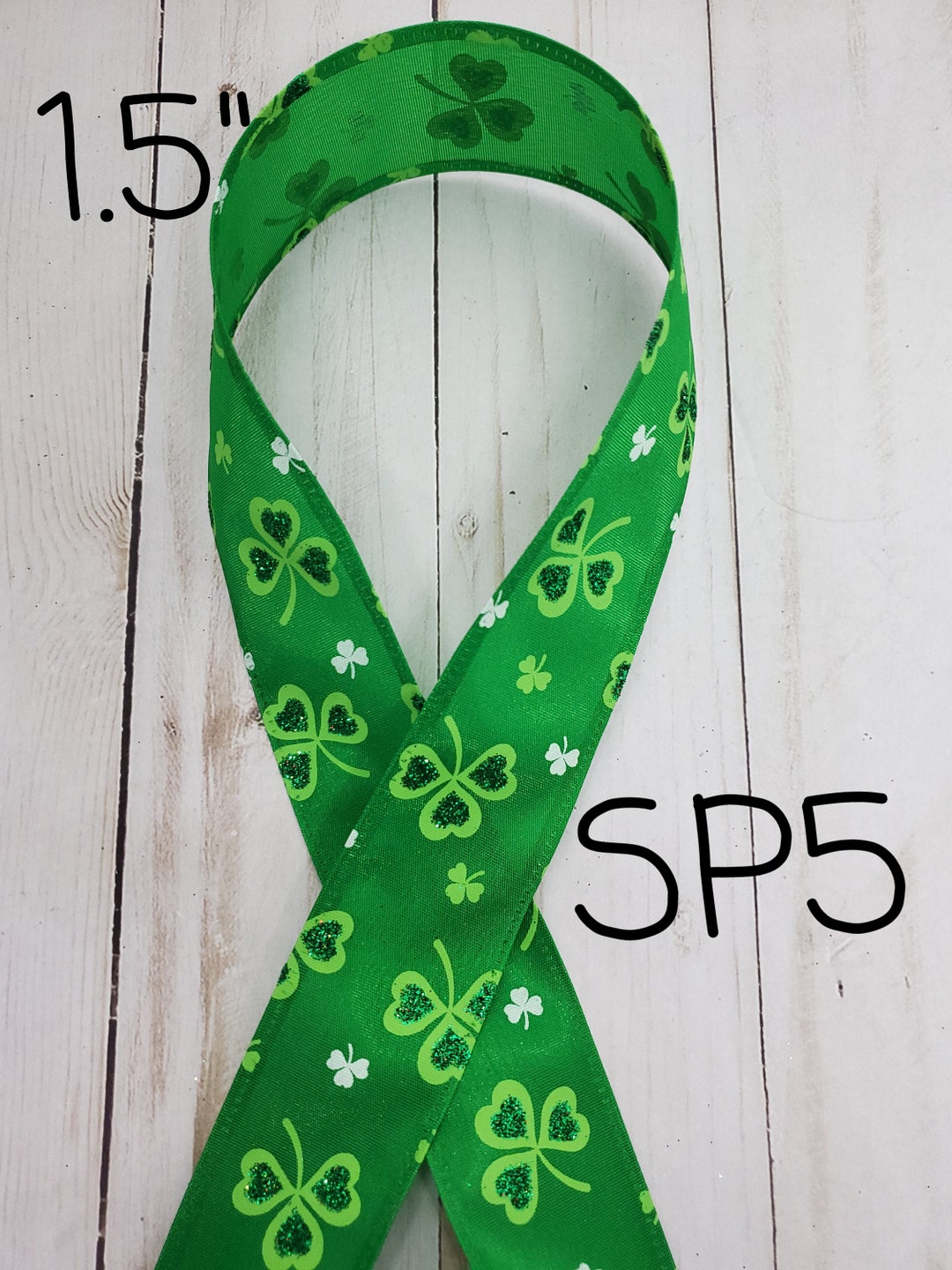 Dollar St. Patricks Day Ribbon Remnants, St. Patrick's Day Ribbon