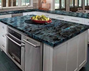 Labradorite Kitchen Island Countertop Slab
