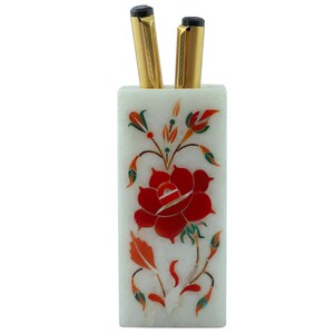 Decorative Pen Stand, Desk Organizer, Office Pen Stand, Stationery Organizer, Pen and Pencil Holder, Desk Accessory, Home Pen Stand