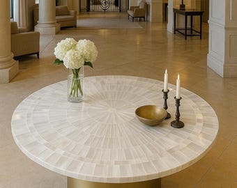 Selenite Crystal Coffee Table, Luxury Gemstone Center Table
