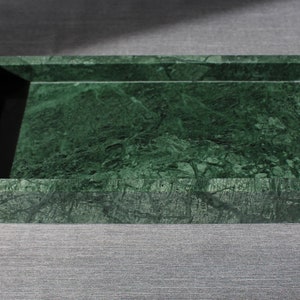 Natural Green Marble Effect Bathroom & Kitchen Tray, Organizer Tray ...