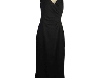 97P 1997 Spring Vintage Chanel Sleeveless Black Maxi Dress FR 40 US 4/6