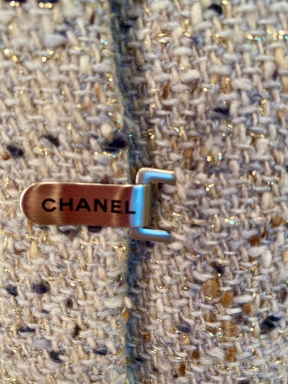 Chanel vintage 99A 1999 Fall Brown Tweed Long Jac… - image 2