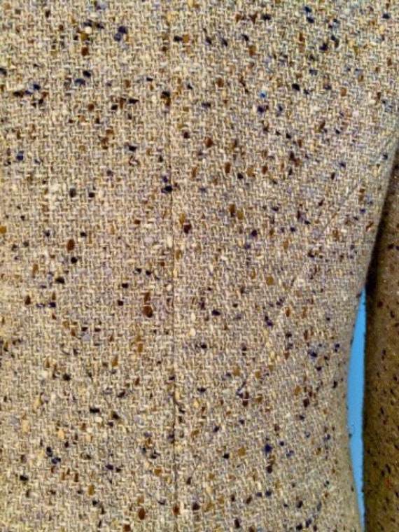 Chanel vintage 99A 1999 Fall Brown Tweed Long Jac… - image 9