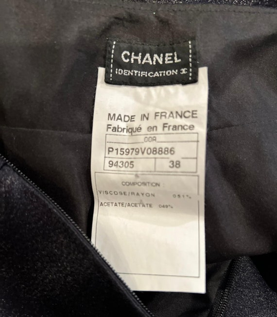 Chanel 00A 2000 Fall Black Shiny Dress Wide Leg P… - image 9
