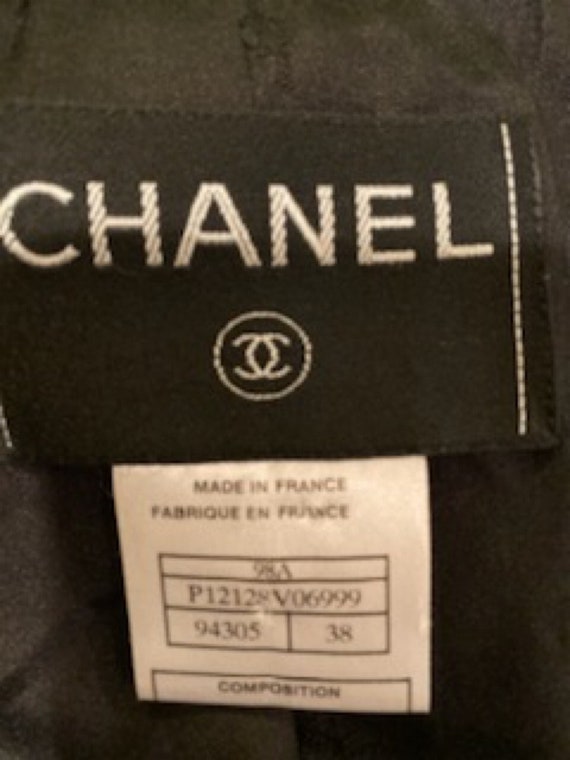 HelensChanel 98A 1998 Fall Nwot Vintage Chanel Black Skirt Suit FR 38