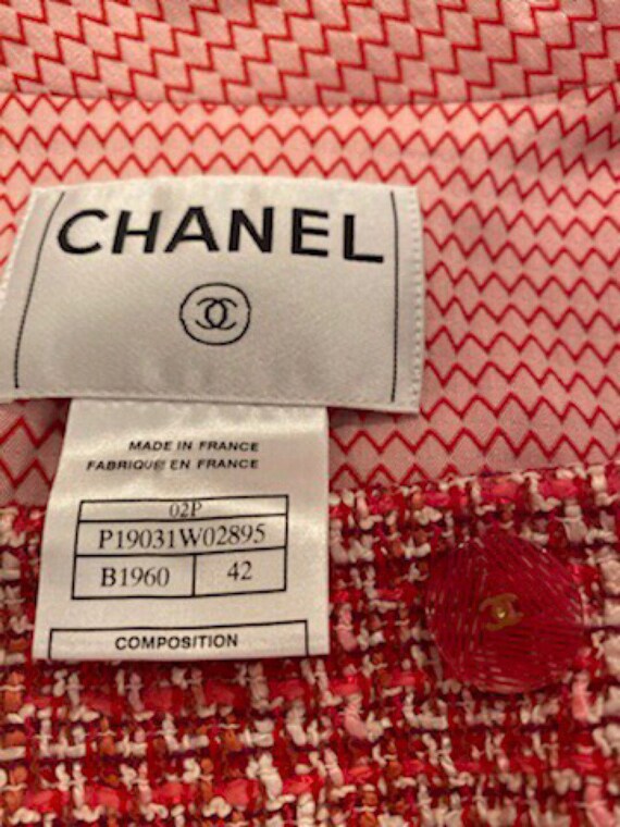 Vintage Chanel 02P, 2002 Spring Pink/Red Short Sl… - image 4