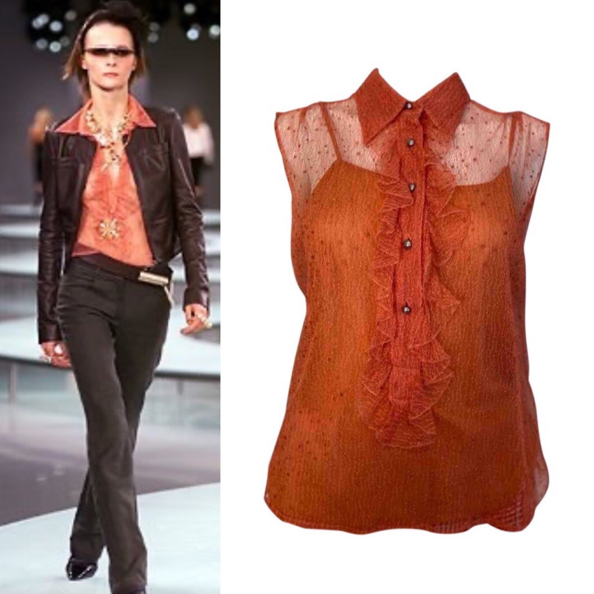 Sheer Chanel Top - Etsy