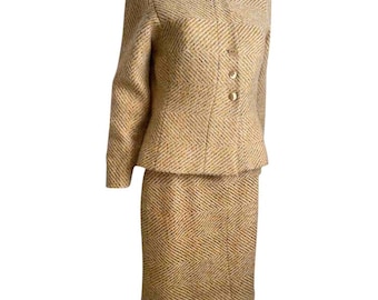 Chanel 00A 2000 herfstgoud rokpak FR 38